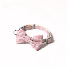 Houndstooth Bow Pet Collar