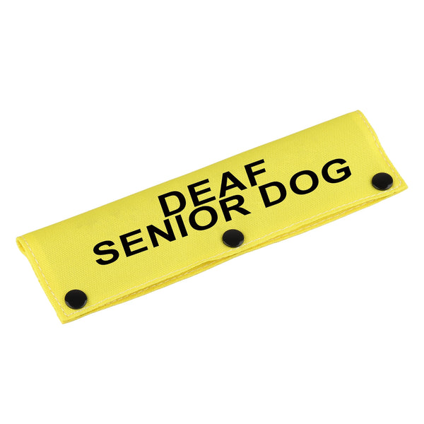 Deaf/Senior Dog Leash Sleeve – Yellow