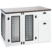 Furniture-Style Wooden Dog Crate – Side Table