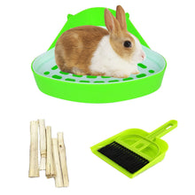 Triangle Rabbit Litter Box – Green