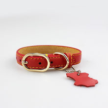 Genuine Cowhide Leather Pet Collar